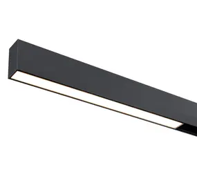 Qub Line Stripe 30 Zigbee Smart - Éclairage sur Rail Magnétique - 48V - Noir - Bande LED pour Éclairage sur Rail
