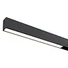 Qub Line Stripe 30 - Magnetic Track Lighting - 48V - Black - Zigbee - LED Strip for Track Lighting