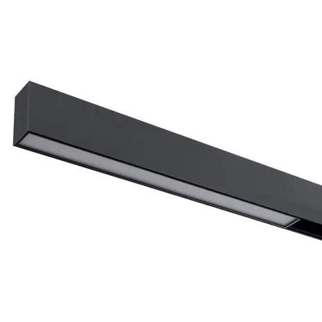 Qub Line Stripe 30 - Magnetic Track Lighting - 48V - Black - Zigbee - LED Strip for Track Lighting