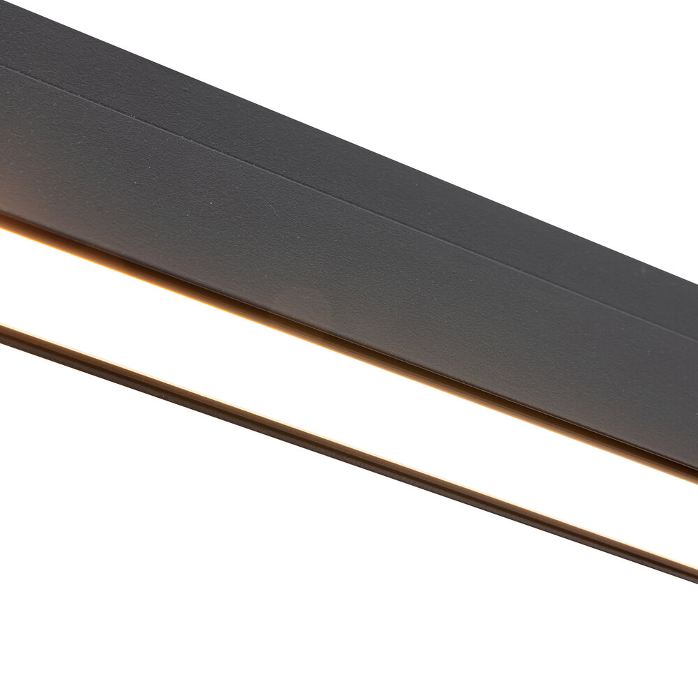 Qub Line Stripe 90 - Magnetic Track Lighting - 48V - Black - Zigbee - LED Strip for Track Lighting Qub Line Stripe 90 - Magnetic Track Lighting - 48V - Black - Zigbee - LED Strip for Track Lighting