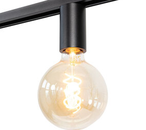 Viror Base – E27 Socket – Black – Single Circuit Track Lighting