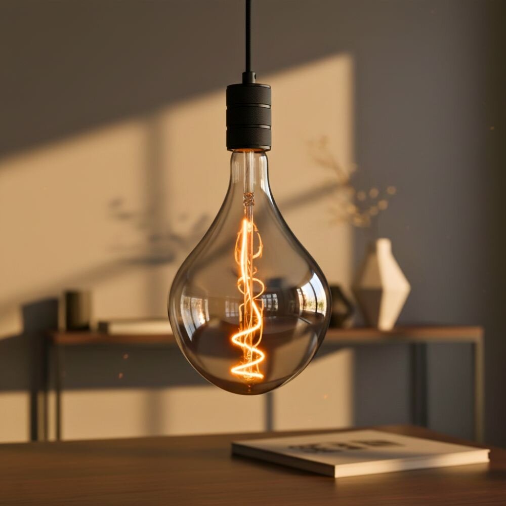 Qub Focus III 1-Phase Rail Lighting - E27 – 200 cm – I-shaped - 3 Vespera Pendant Lights - Rail System – White