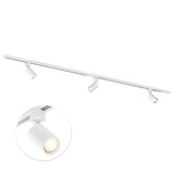 Qub Focus III 200cm 3 Spots GU10 Track Lighting White Qub Focus III 200cm 3 Spots GU10 Track Lighting White
