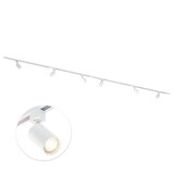 Qub Focus III 400cm 6 Spots GU10 Track Lighting - White Qub Focus III 400cm 6 Spots GU10 Track Lighting - White