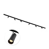 Qub Line Magnetic Rail - 4 Metres - 6x Railspot Single - Black - Zigbee - Smart lighting