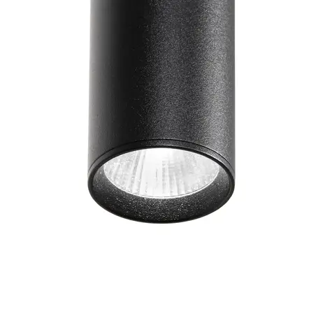 Qub Suspension Single - 40cm  - Smart Zigbee - Éclairage sur Rail Magnétique - 48V - Noir