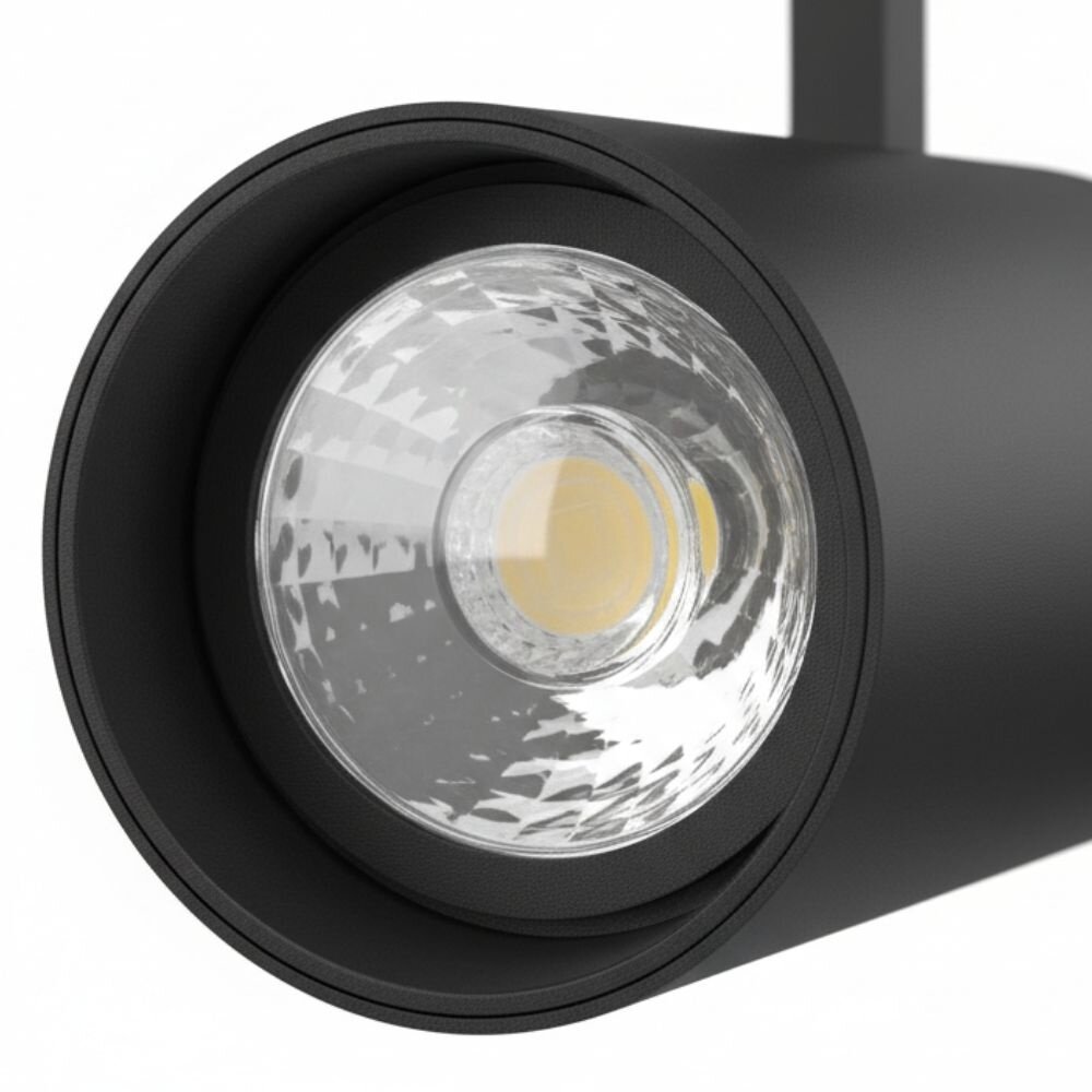 Beam Schienenstrahler – Schwarz – 3-Phasen – Dimmbar – Integrierte LED – 2700K/3500K/5000K Beam Schienenstrahler – Schwarz – 3-Phasen – Dimmbar – Integrierte LED – 2700K/3500K/5000K