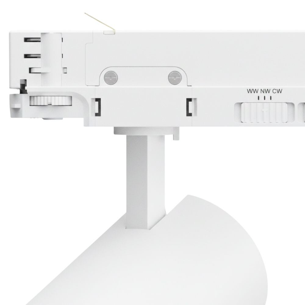 Qub Beam Railspot - Wit - 3-fase - Dimbaar - Geïntegreerde LED - 2700K/3500K/5000K Qub Beam Railspot - Wit - 3-fase - Dimbaar - Geïntegreerde LED - 2700K/3500K/5000K