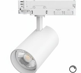Qub Beam Schienenstrahler – Weiß – 3-Phasen - 20W - Dimmbar – LED – 2700K/3500K/5000K
