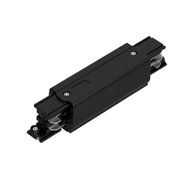 Qub Middenvoeding 3-fase rails Zwart