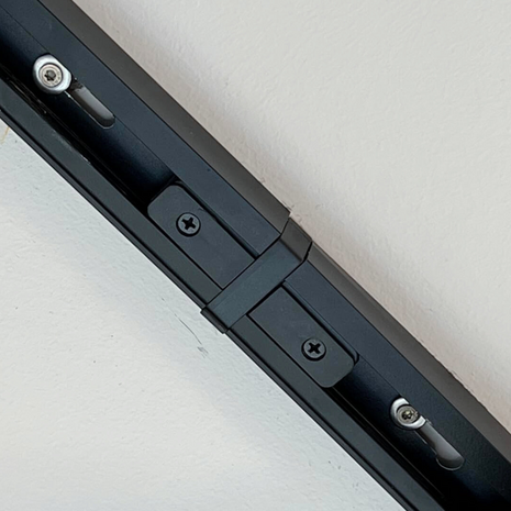 Connecteur en I pour rail Focus monophasé - Noir