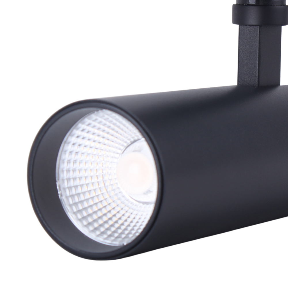 Qub Nova Track Spot – Single-Phase – Integrated LED – Dimmable – Track Lighting – Black Qub Nova Track Spot – Single-Phase – Integrated LED – Dimmable – Track Lighting – Black