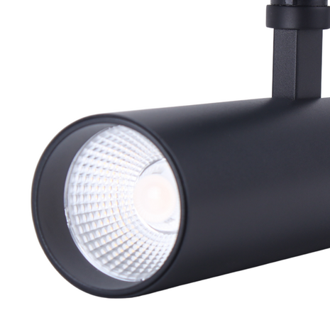 Qub Nova Schienenstrahler – 1-Phasig – Integrierte LED – Dimmbar – Schienenbeleuchtung – Schwarz Qub Nova Schienenstrahler – 1-Phasig – Integrierte LED – Dimmbar – Schienenbeleuchtung – Schwarz