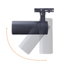 Qub Nova Track Spot – Single-Phase – Integrated LED – Dimmable – Track Lighting – Black Qub Nova Track Spot – Single-Phase – Integrated LED – Dimmable – Track Lighting – Black