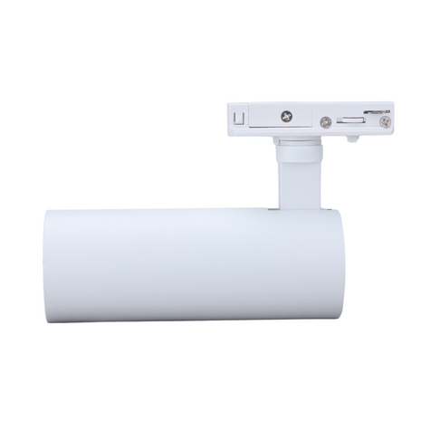 Qub Nova Spot sur rail – Monophasé – LED intégrée – Gradable – Éclairage sur rail – Blanc Qub Nova Spot sur rail – Monophasé – LED intégrée – Gradable – Éclairage sur rail – Blanc