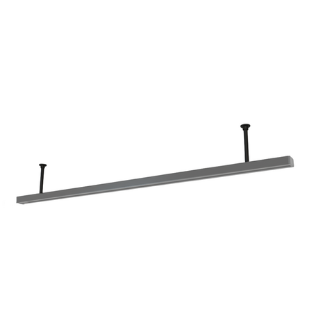 Suspension kit 10.6 cm for 1 circuit, 3 circuit and magnetic track lighting - Black