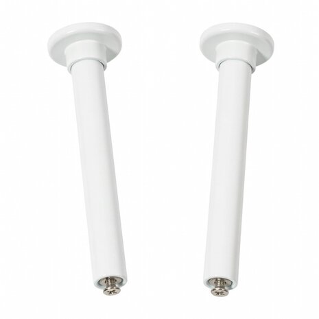 Aufhängeset 10,6 cm für 1 Phasen, 3 Phasen und Magnet Schienenbeleuchtung - Weiß Aufhängeset 10,6 cm für 1 Phasen, 3 Phasen und Magnet Schienenbeleuchtung - Weiß