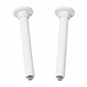 Kit de suspension 10,6 cm pour éclairage sur rail monophasé, triphasé et magnétique - Blanc Kit de suspension 10,6 cm pour éclairage sur rail monophasé, triphasé et magnétique - Blanc