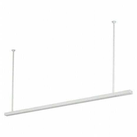 Kit de suspension pour éclairage sur rail monophasé, triphasé et magnétique - Blanc Kit de suspension pour éclairage sur rail monophasé, triphasé et magnétique - Blanc