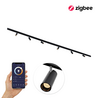 Qub Line Magnetic Rail - 4 Metres - 6x Railspot Single - Black - Zigbee - Smart lighting