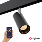 Qub Line Single Track Spot - Smart Zigbee - Magnetic Track Lighting - 48V - Black