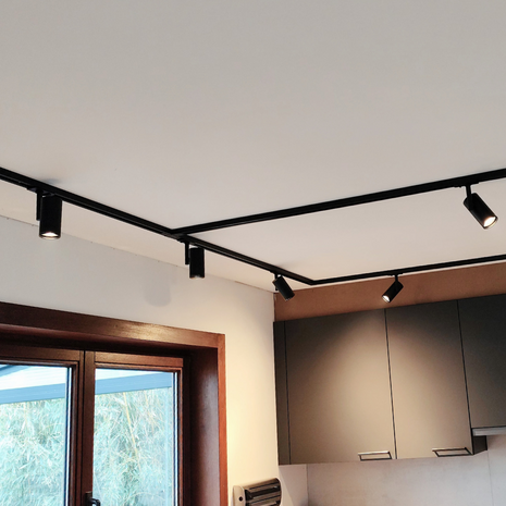 Viror Mesh – GU10 Track Light – Black – Single Circuit Track Lighting