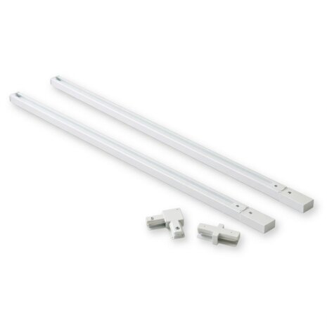 Starterset voor 1-fase Railverlichting - 2 meter - Wit Starterset voor 1-fase Railverlichting - 2 meter - Wit
