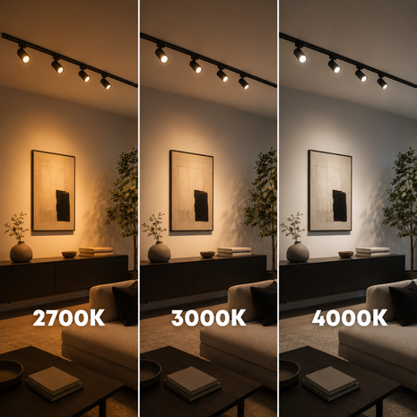 LED Bulb GU10 - 4.9W - 2700K/3000K/4000K - Adjustable Warm White to Cool White Light - Dimmable LED Bulb GU10 - 4.9W - 2700K/3000K/4000K - Adjustable Warm White to Cool White Light - Dimmable