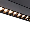 Qub Adjustable Line Dots 6 - Magnetic Rail Lighting - 48V - Black - Zigbee