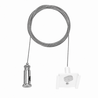 Qub Ensemble de Suspension pour Éclairage sur Rail Monophasé – Blanc, 2m, Longueur Réglable Qub Ensemble de Suspension pour Éclairage sur Rail Monophasé – Blanc, 2m, Longueur Réglable
