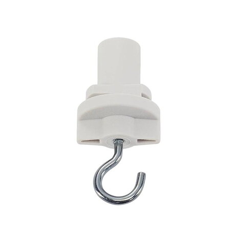 3-Phasen-Schienenadapter mit Haken - Weiß 3-Phasen-Schienenadapter mit Haken - Weiß