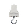 3-fase Railadapter met Haak - Wit 3-fase Railadapter met Haak - Wit