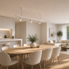 Ophangset voor 1 fase, 3 fase en magneet railverlichting - Wit Ophangset voor 1 fase, 3 fase en magneet railverlichting - Wit