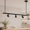 Suspension kit with power supply for 1 circuit, 3 circuit and magnetic track lighting – Black Suspension kit with power supply for 1 circuit, 3 circuit and magnetic track lighting – Black