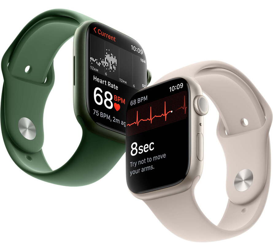 Apple Watch Series 7 41mm Middernacht Aluminium Middernacht Sportband