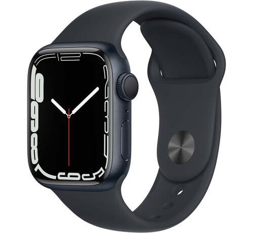 Apple Apple Watch Series 7 41mm Middernacht Aluminium Middernacht Sportband
