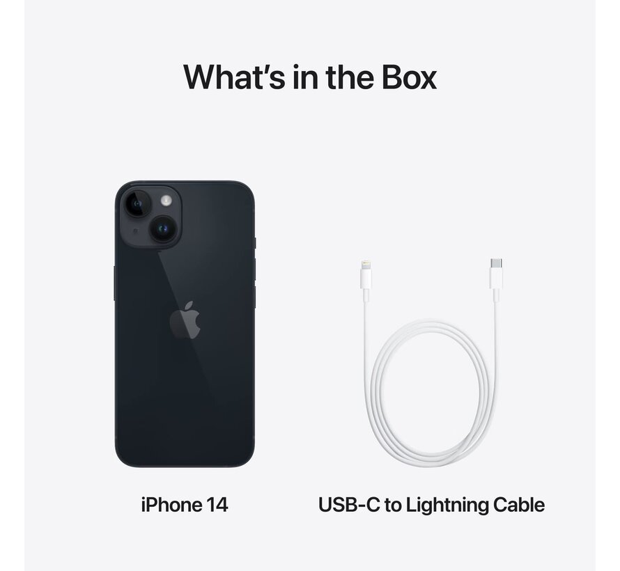 Apple iPhone 14 128GB Zwart