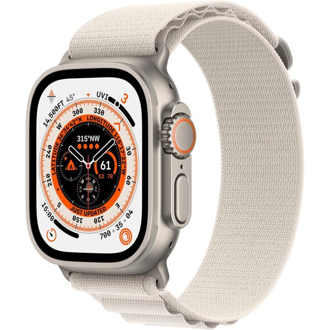 Apple Watch Ultra 4G 49mm Alpine Band Sterrenlicht M