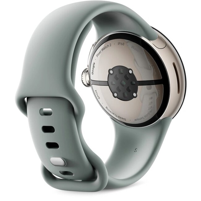 2e Kans - Google Pixel Watch 2 Goud (Groene Siliconenband)