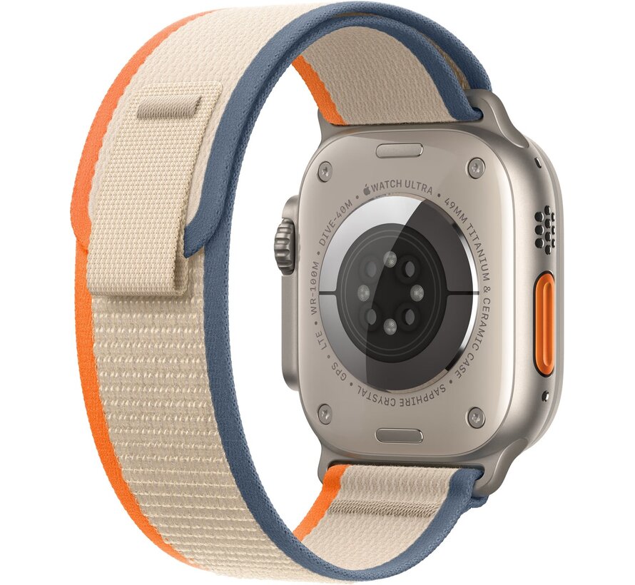 Apple Watch Ultra 2 4G 49mm Trail Band Oranje/Beige M/L