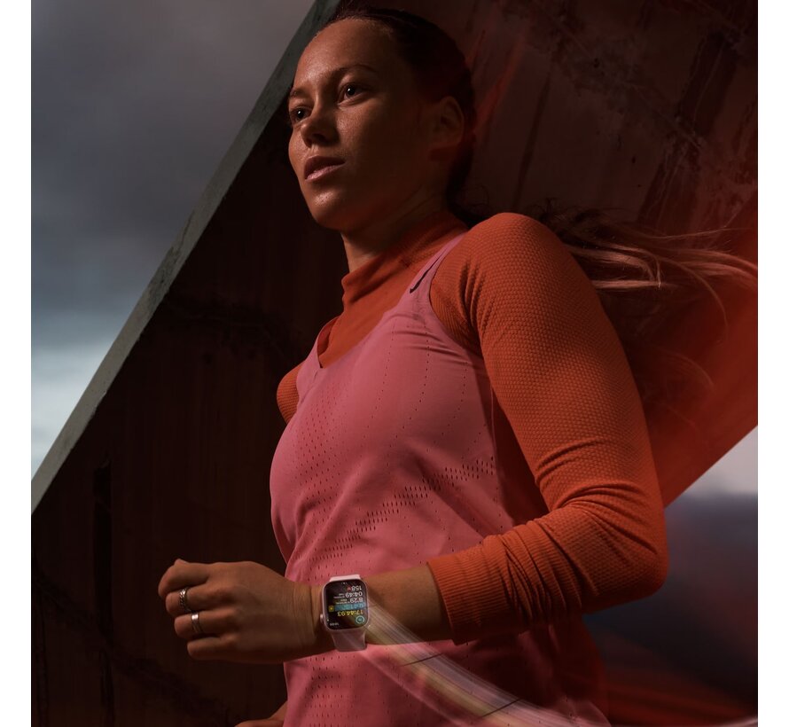 Apple Watch Series 9 4G 45mm Zilver Rvs Milanese Polsband