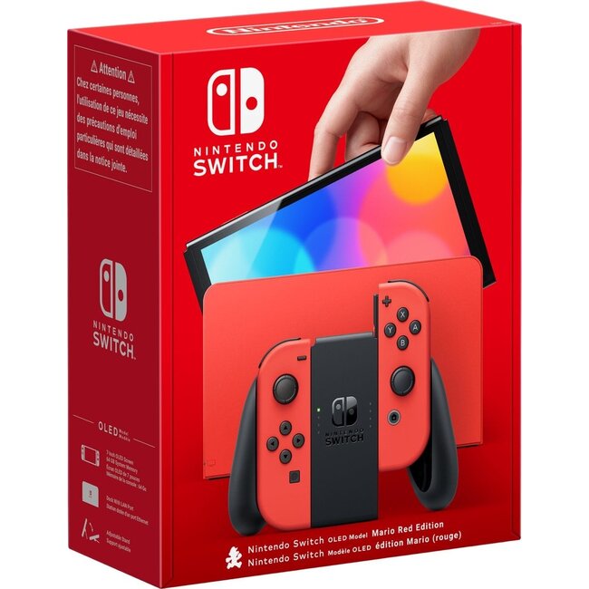 Nintendo Switch OLED Mario Edition Rood
