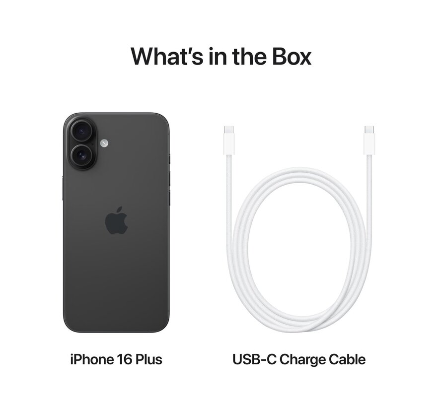 Apple iPhone 16 128GB Zwart
