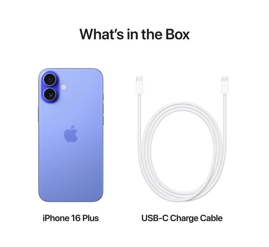 Apple iPhone 16 Plus 128GB Blauw