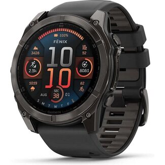 Garmin Garmin Fenix 8 Zwart 51mm - Titanium body - Sapphire Glass