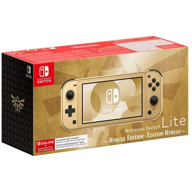 Nintendo Switch NINTENDO SWITCH Nintendo Switch Lite - Hyrule Edition - kopen - Gratis