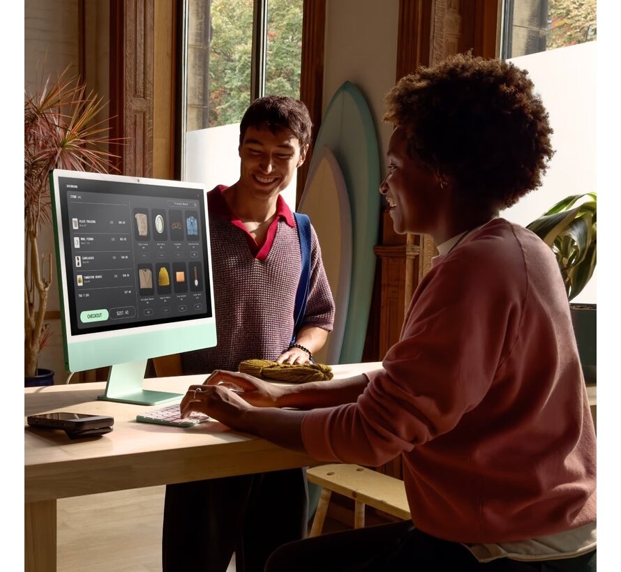 Apple iMac 24 inch Zilver M4 - 10-core CPU - 10-core GPU - 16GB - 512GB