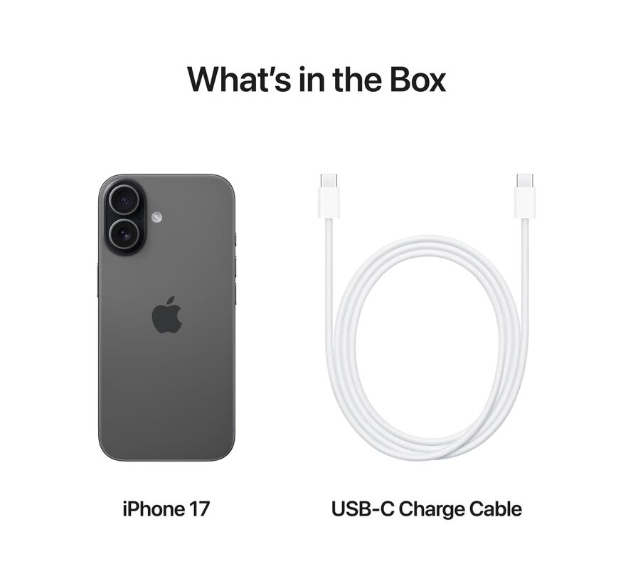 Apple iPhone 17 512GB Zwart