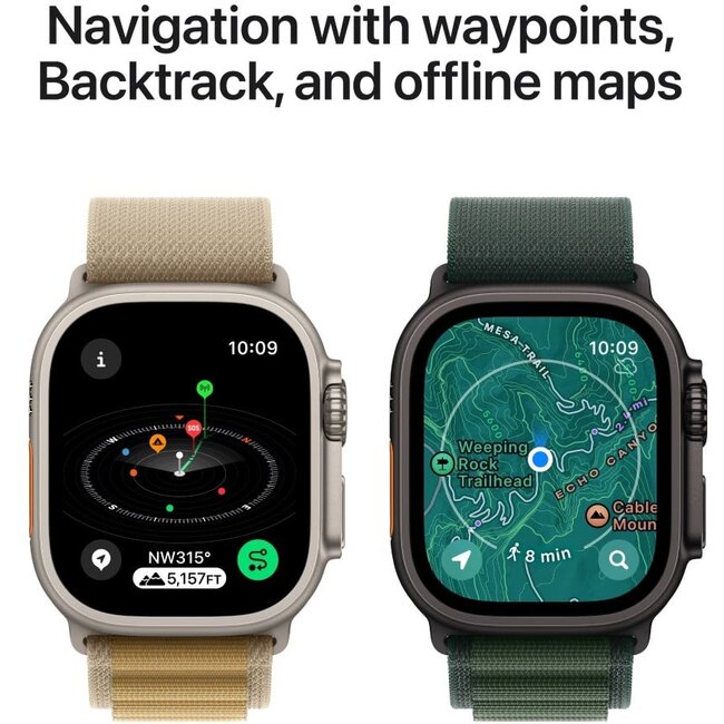 Apple Watch Ultra 2 4G 49mm Titanium Alpine Band Beige M