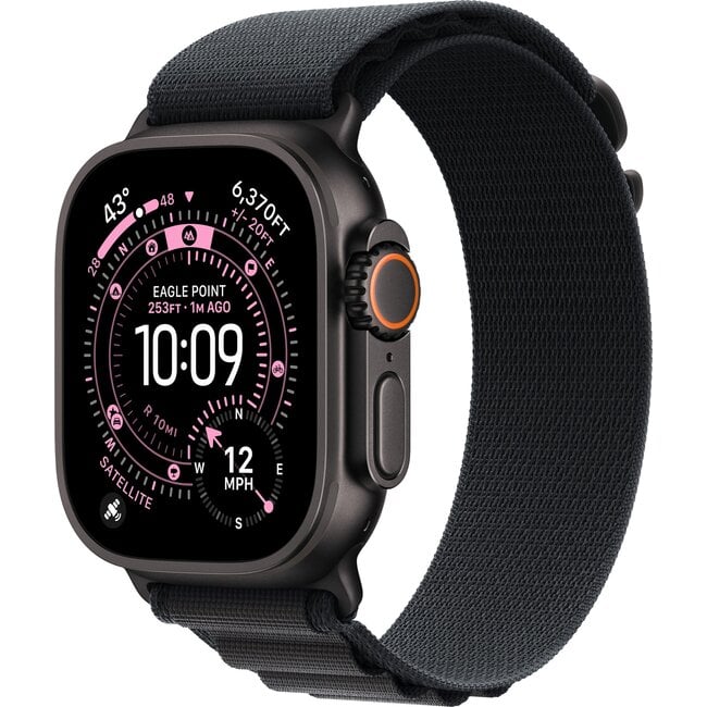Apple Watch Ultra 3 Cellular 49mm Zwart Alpine Band M